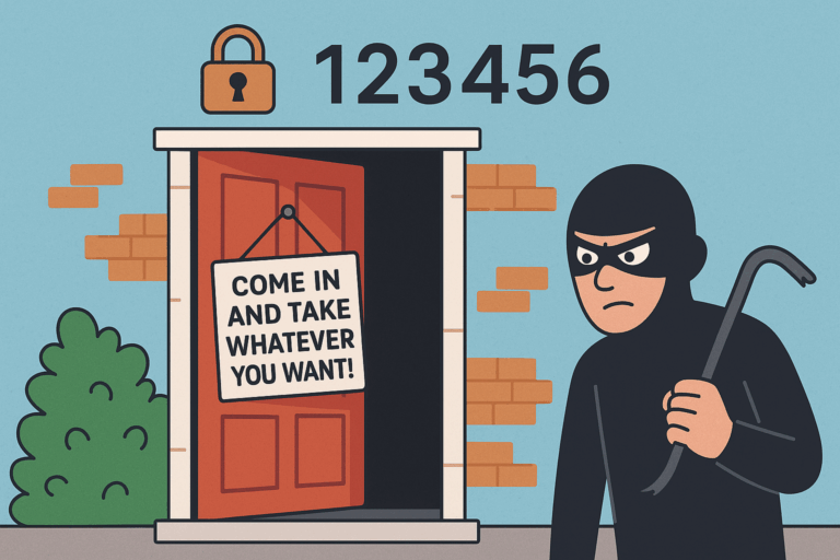 12 common password mistakes cyber crafted words banner